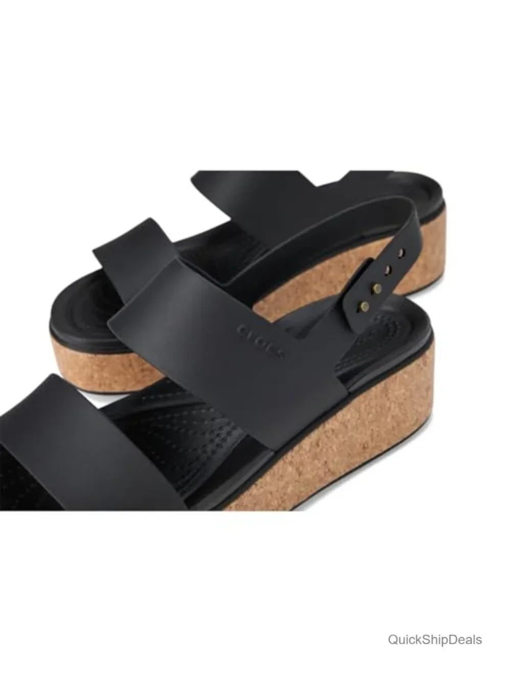 EVA Wedge Sandals with Adjustable Buckle - Open Toe